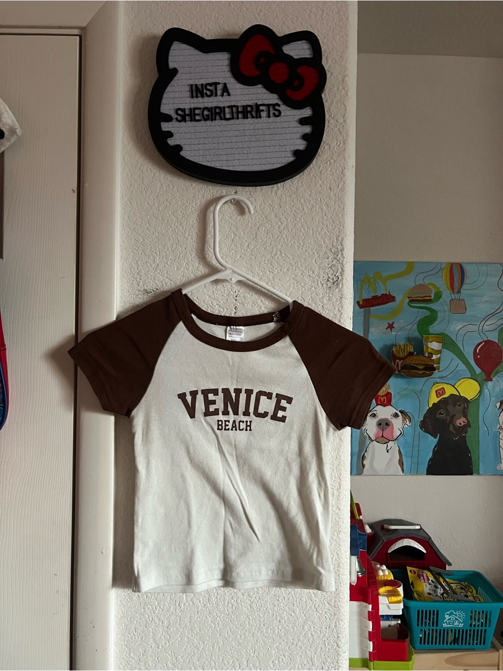 Y2K styled baby tee